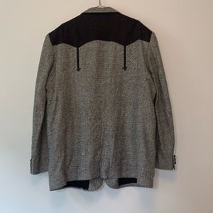 A Pagano West 52Large blazer black and gray